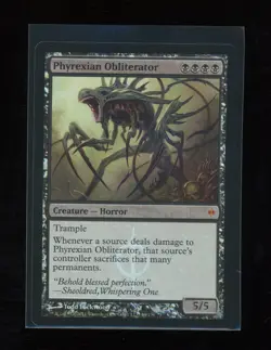 MTG FOIL New Phyrexia PHYREXIAN OBLITERATOR Creature Horror NM EDH Combine S/H - Image 1