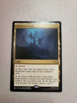 MTG Magic the Gathering Voldaren Estate (267/509) Innistrad Crimson Vow NM - Image 1