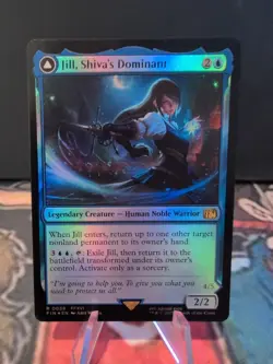 Jill Shiva's Dominant / Shiva Warden of Ice FOIL FIN Final Fantasy MTG 58 1x - Image 1