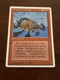 Magic the Gathering MTG Magnetic Mountain (209) Fourth Edition B9513 - Image 1