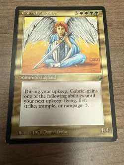 Gabriel Angelfire - Legends - 1994 MTG Rare - Image 1