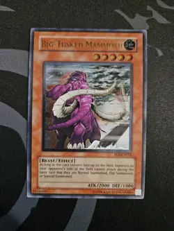 Yugioh Big-tusked Mammoth FET-EN015 Ultimate Rare Unlimited LP - Image 1