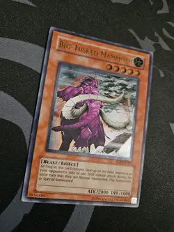 Yugioh Big-tusked Mammoth FET-EN015 Ultimate Rare Unlimited LP - Image 2