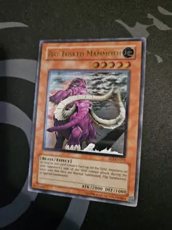 Yugioh Big-tusked Mammoth FET-EN015 Ultimate Rare Unlimited LP - Image 3