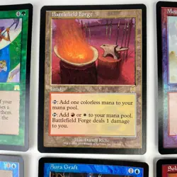 MTG Antiquities MAGIC GATHERING CARDS Battlefield Forge Solar Blast Lot of 8 - Image 5