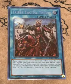 Yugioh Triple Tactics Thrust RA03-EN072 1st Edition Secret Rare NM - Image 1