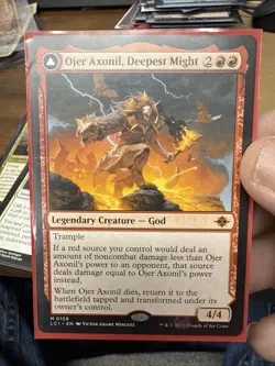 Ojer Axonil, Deepest Might / Temple of Power MTG LCI M 0158 Lost Caverns Ixalan - Image 1