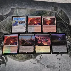 MTG Aetherdrift : Land & Rare Land Foils Lot • 7 - Image 1