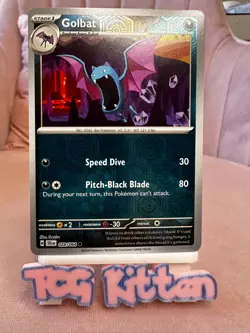 Golbat 028/064 Reverse Holo Shrouded Fable SFA Pokemon Card NM TCGKITTEN - Image 1