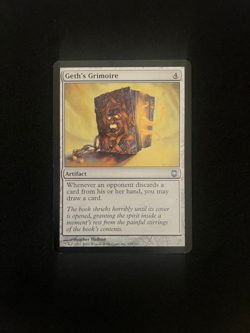 Geth's Grimoire Darksteel Uncommon - MTG Magic the Gathering Card - LP - Image 1