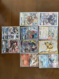 Pokemon TCG Rare EX GX Full Art Trading Card Collection (11 Pokemon EX Cards) - Image 1