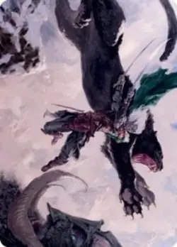 Drizzt Do'Urden Art Card - Near Mint MTG - Image 1