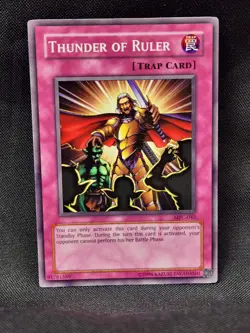 3 Yugioh - Thunder Of Ruler - DR1-EN097 & MFC-042 - Image 4