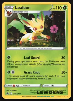 Leafeon - SWSH191 - Cosmos Holo - SWSH Black Star Promo - Pokemon Card - Image 1