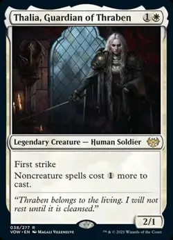 Thalia, Guardian of Thraben - Near Mint MTG Innistrad: Crimson Vow - Image 1