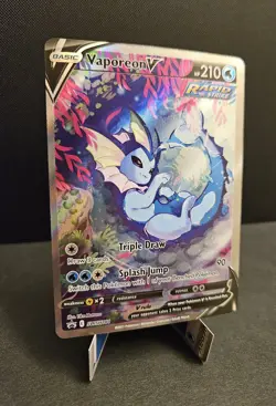 Vaporeon V SWSH181 SWSH: Sword & Shield Promo Holo Pokemon Card NM- - Image 2
