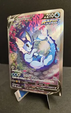 Vaporeon V SWSH181 SWSH: Sword & Shield Promo Holo Pokemon Card NM- - Image 3