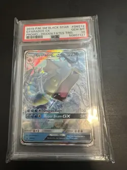 PSA 10 Gyarados GX SM212 Holo 2019 Pokemon Hidden Fates Full Art Graded Card CGC - Image 1