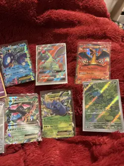 Pokemon- TCG Trading Card Damaged/ HP Lot Of 10 - Image 2