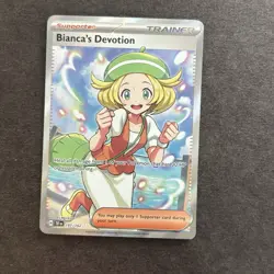 Pokemon Temporal Forces Bianca's Devotion Full Art Holo Trainer Card 197/162 NM - Image 1