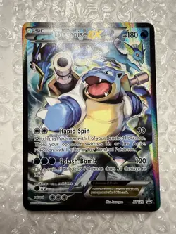 Blastoise EX XY122 Promo XY Holo Pokemon TCG card LP - Image 2
