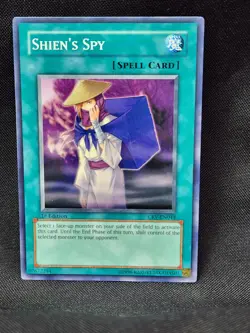 2 Yugioh - Shiens Spy CRV-EN044 - 1st Edition - Image 2