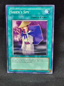 2 Yugioh - Shiens Spy CRV-EN044 - 1st Edition - Image 4