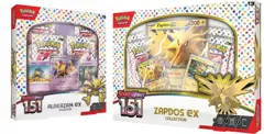 Pokemon Zapdos EX & Alakazam EX 151 Box Trading Card Game Collection 2-pack - Image 1