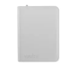 Vault X White Edition 9 Pocket Exo-Tec Zip Binder - 360 Cards - New - Image 1