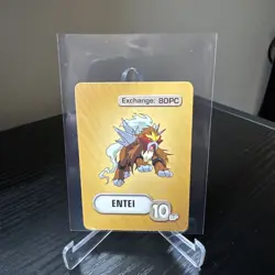 2005 Pokemon Master Trainer Board Game Pokemon Cards Legendary Entei - Image 1