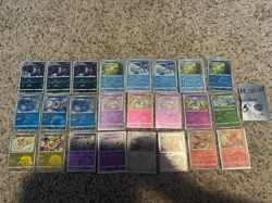 Pokemon Masterball and Mix Holo Eevee Eeveelution Umbreon 24 Card Lot NM - Image 1