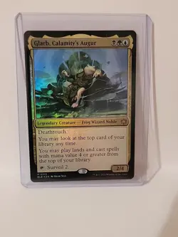 MTG FOIL Glarb, Calamity's Augur - Bloomburrow #215 - Image 1