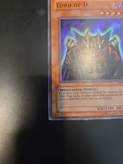 Yugioh Lord of D. SDK-041 Super Rare Original Print MP - Image 4
