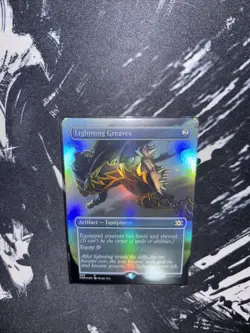 Lightning Greaves (Borderless) Double Masters Foil - Image 2
