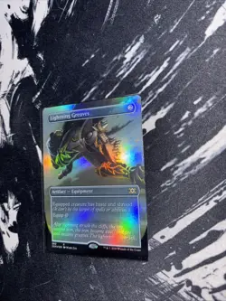 Lightning Greaves (Borderless) Double Masters Foil - Image 3