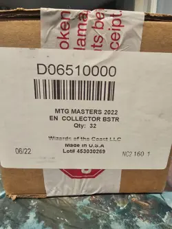 Double Masters 2022 Collector Booster Box Case. Factory Sealed - Image 1