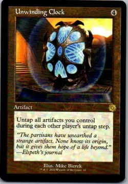 Unwinding Clock Brothers' War Retro Magic The Gathering - Image 1