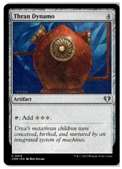 MTG Thran Dynamo - Commander Masters Lightly Played English - Image 1