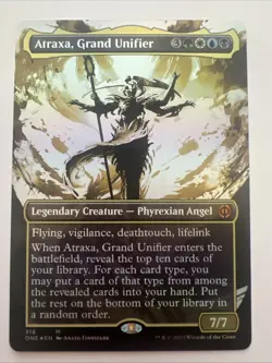 Magic The Gathering Atraxa, Grand Unifier Showcase Foil Phyrexia All Will Be One - Image 1