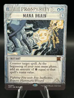 MTG - Mana Drain - Outlaws of Thunder Junction: Breaking News - Near Mint - Image 1