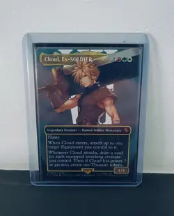Cloud, Ex-SOLDIER (Borderless) (Surge Foil) FIC 210 - Image 1