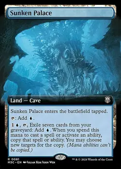 Magic The Gathering MTG SUNKEN PALACE EXTENDED ART Modern Horizons 3 NM - Image 1