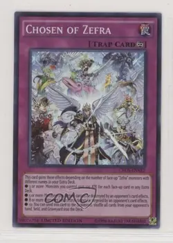 Chosen Of Zefra YuGiOh Crossed Souls Limited Edition Promo #CROS-ENAE2 1md - Image 1