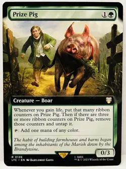 Prize Pig #126- Extended Art-Commander: LTR: Tales of Middle-earth-Regular-NM - Image 1