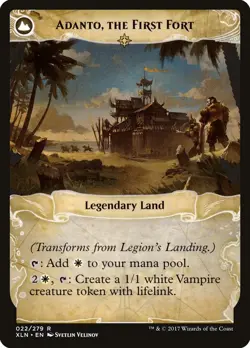 MTG | Legion's Landing // Adanto, the First Fort [Ixalan] Near Mint - Image 2