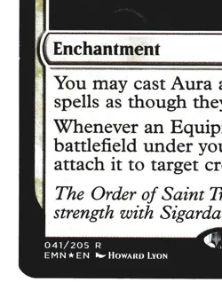 Magic The Gathering MTG Eldritch Moon Promos PEMN 2016 #41 Sigarda's Aid FOIL x1 - Image 4