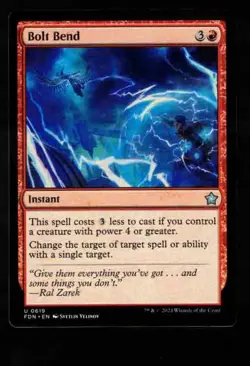 1 x Bolt Bend-Magic the Gathering-MTG-Foundations-Near Mint - Image 1