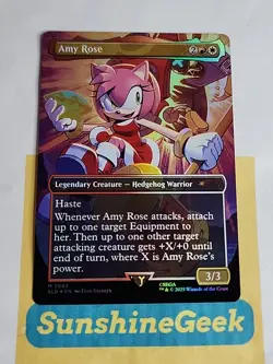 Amy Rose (Rainbow Foil) Secret Lair Drop Foil - Image 1