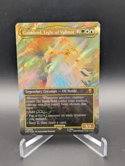 Galadriel, Light of Valinor (Borderless) (Surge Foil) Commander: the Lord of the - Image 1
