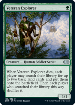 Veteran Explorer - Foil ~ Near Mint Double Masters MTG Magic UltimateMTG Green C - Image 1